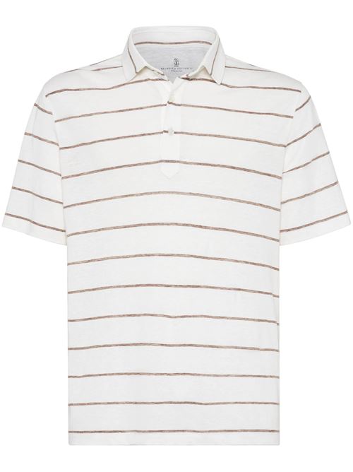 Striped polo shirt Brunello Cucinelli | MW8343936PC2111